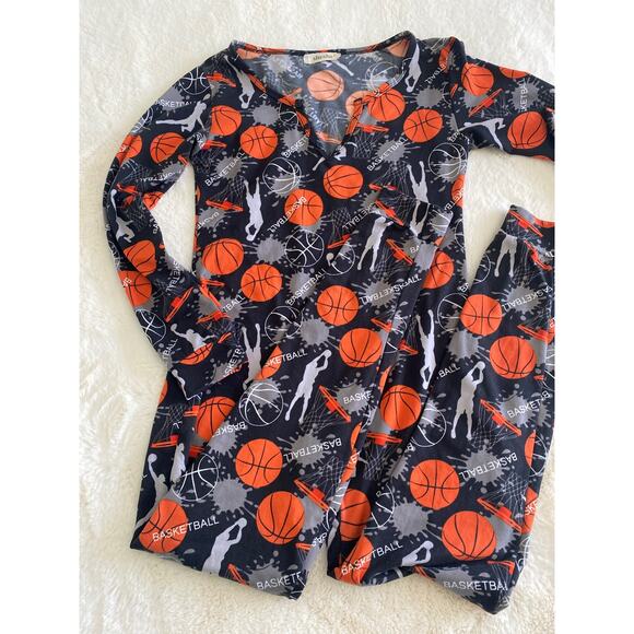 Shosho Basketball Soft Loungewear Pajama Onesie Sz M - Picture 5 of 9
